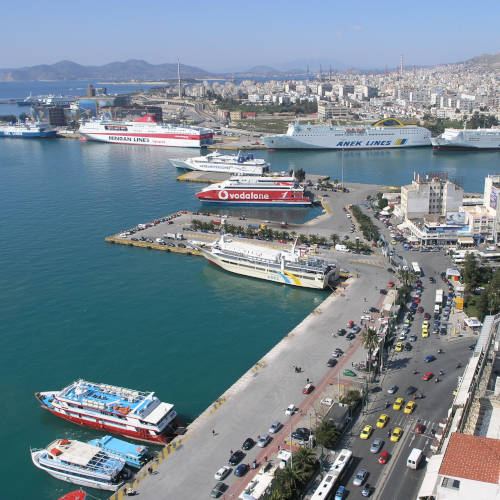 Port de commerce, Grèce